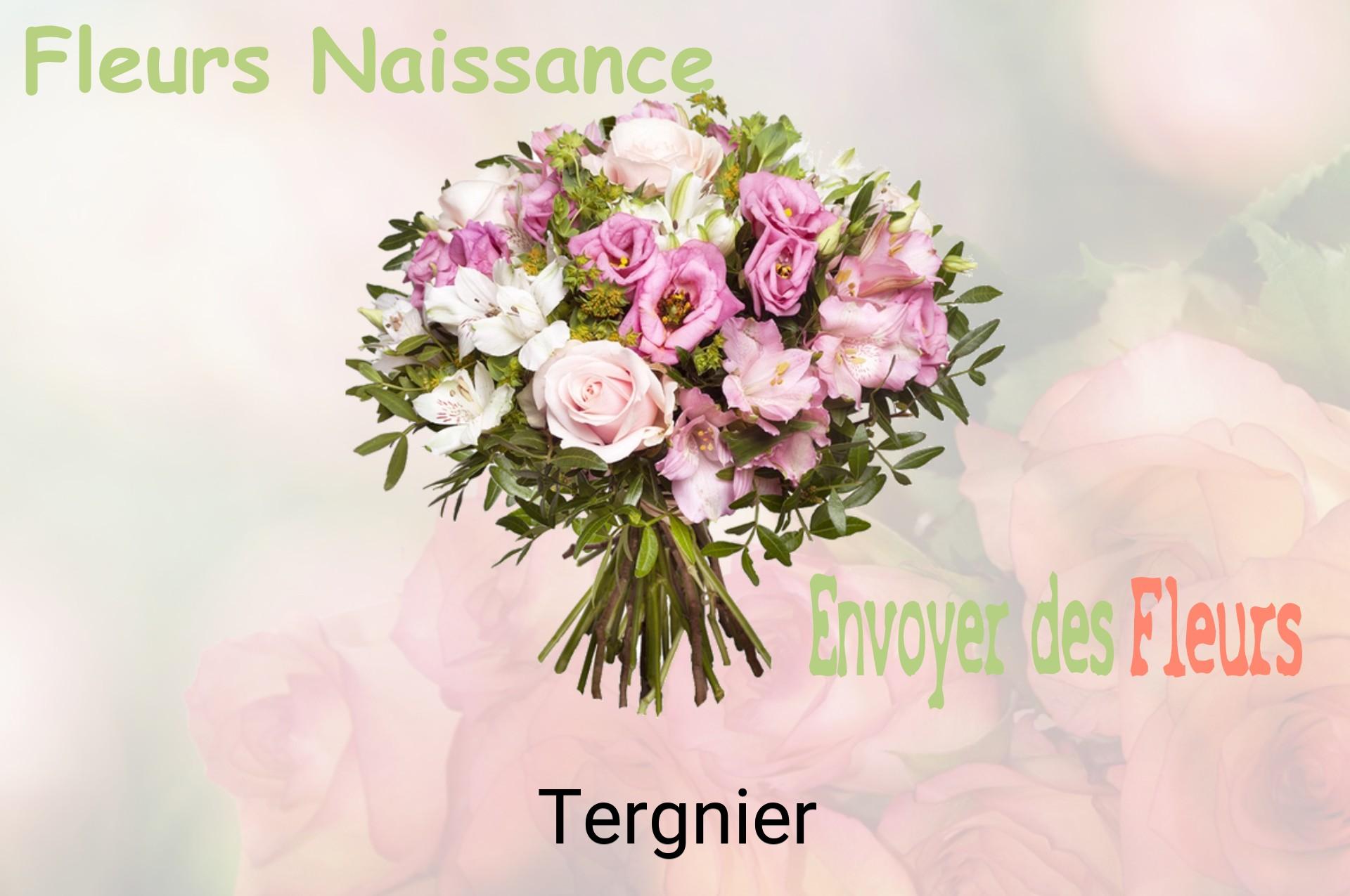 Bouquet de fleurs de naissance livré à Tergnier